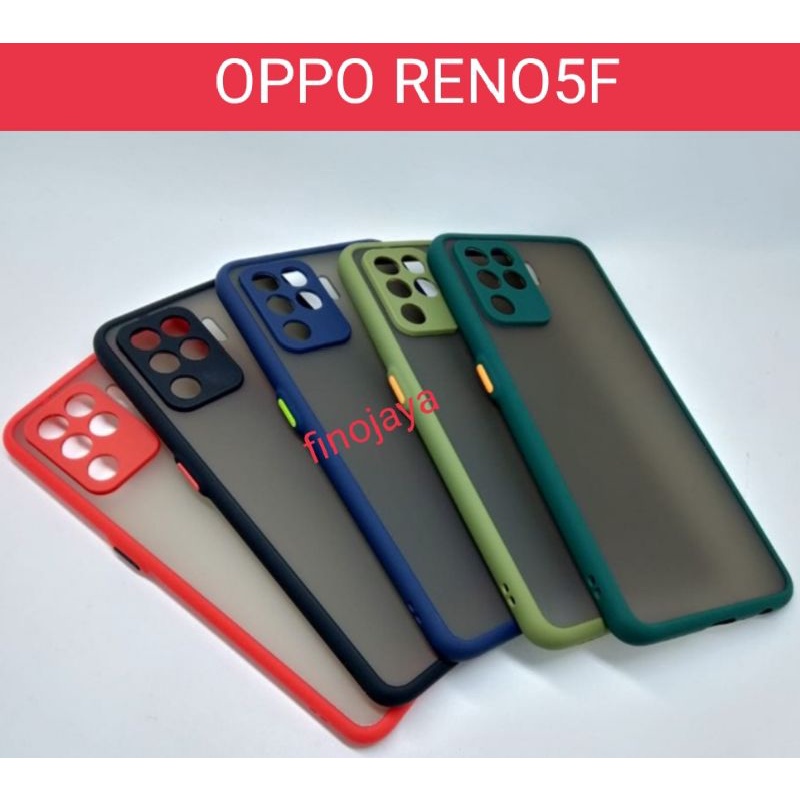 Case Aero My choice Reno 5f Silikon Casing Selicon Dove pelindung Camera