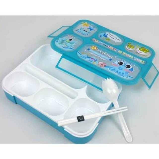 Lunch box 5 sekat anti tumpah / tempat makan anti tumpah yoyee besar