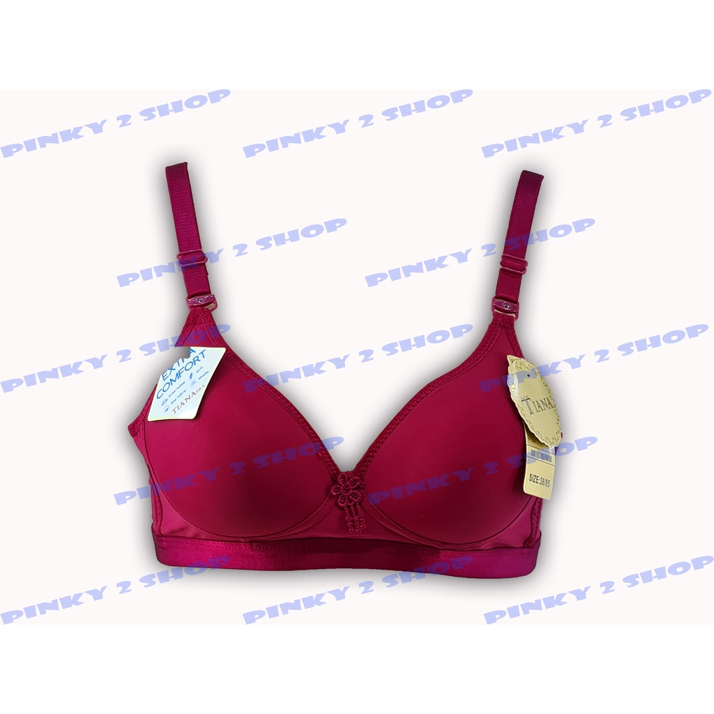 BRA BH POLOS TANPA KAWAT KAIT 3 SIZE 36-42