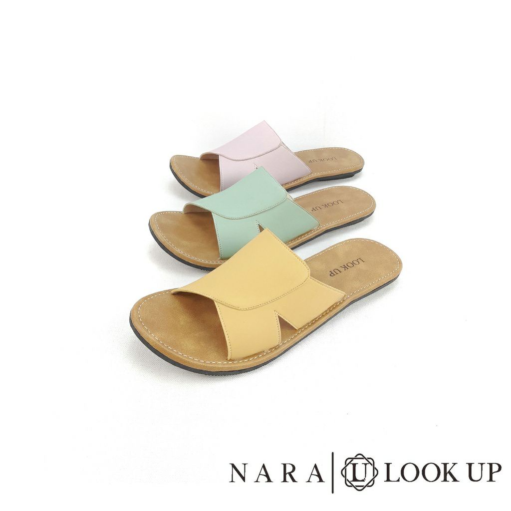 Urban id Sandal Wanita Flat Kulit Sintetis Non Slip