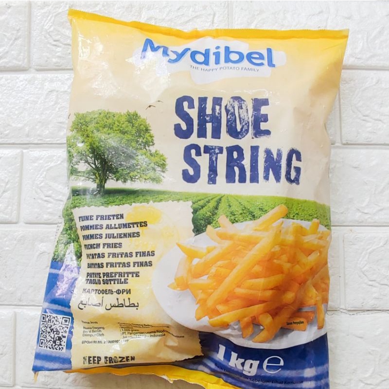 

Kentang Frozen Mydibel 1kg Shoestring