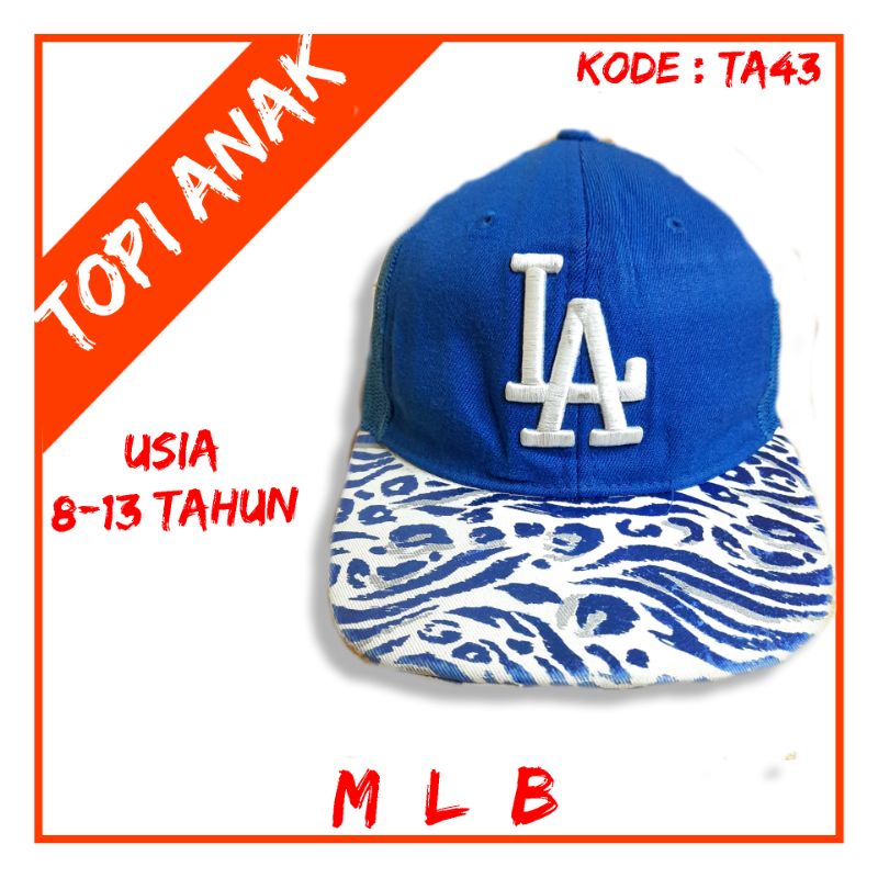 topi anak mlb snapback preloved ta43