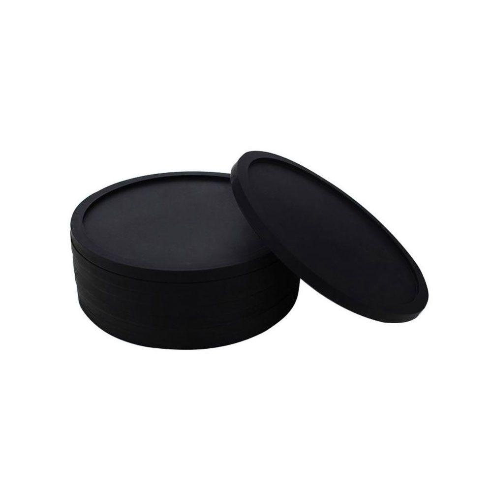 QUINTON Cup Mat Kitchen Bar Non-slip Tahan Air Silikon Bulat Tahan Lama Tebal Tatakan Minuman Tatakan Gelas Meja Cangkir
