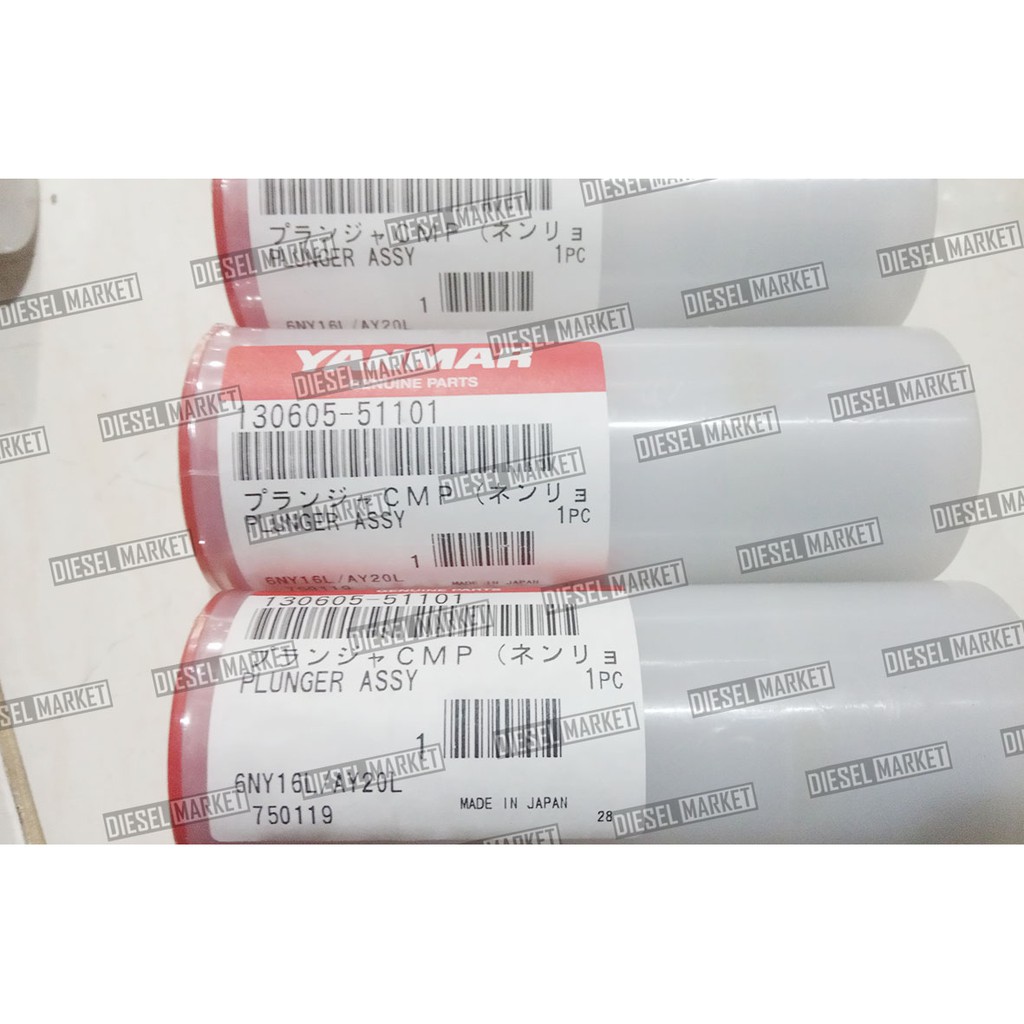 Plunger Assy Yanmar 6AYM ETE - Plunger Kapal Yanmar 130605-51101 - Plunger 51101