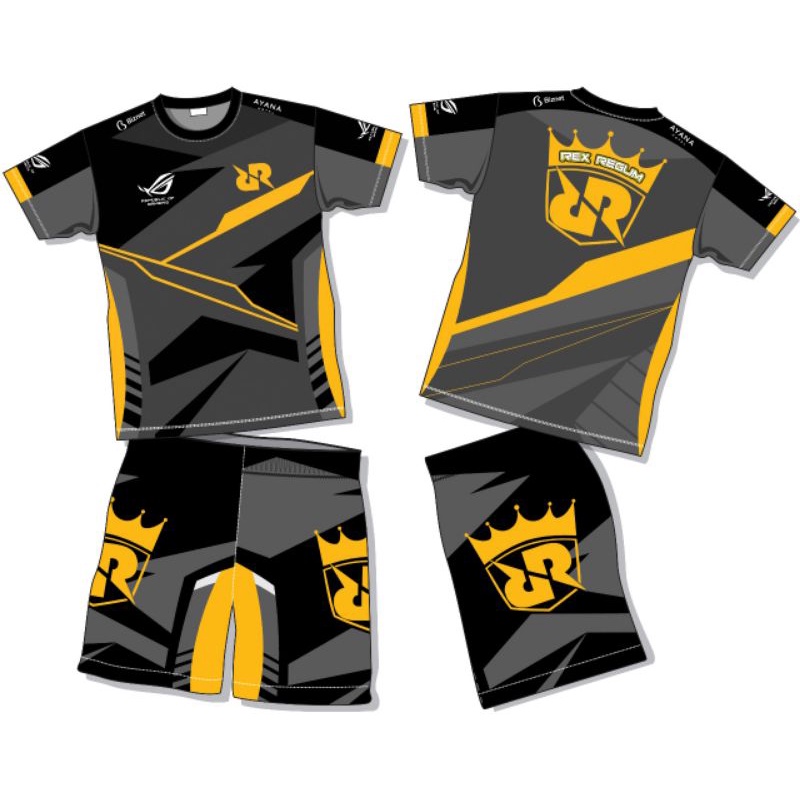 SETELAN BAJU JERSEY GAMING FFANAK ANAK, SETELAN JERSEY GAMING ML ANAK ANAK