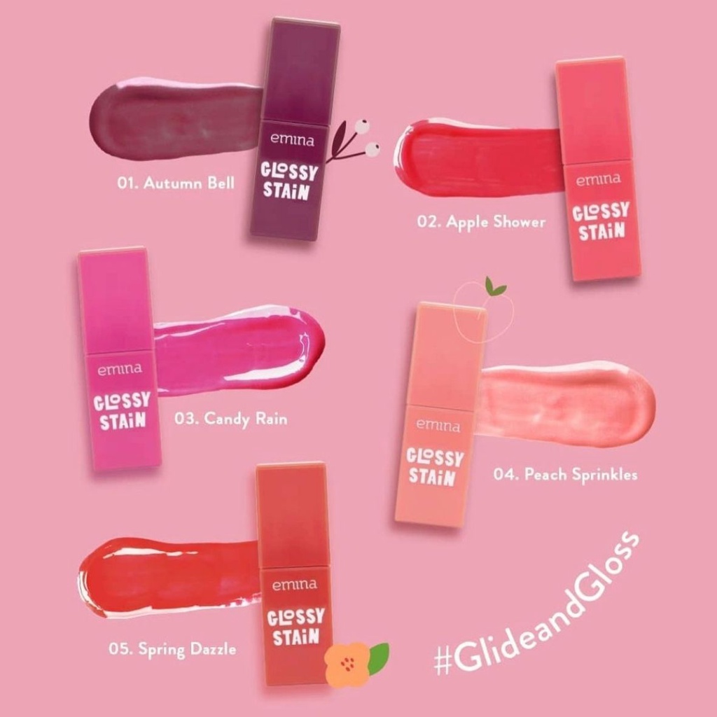 EMINA Glossy Stain Lip Tint / Emina Lip Tint