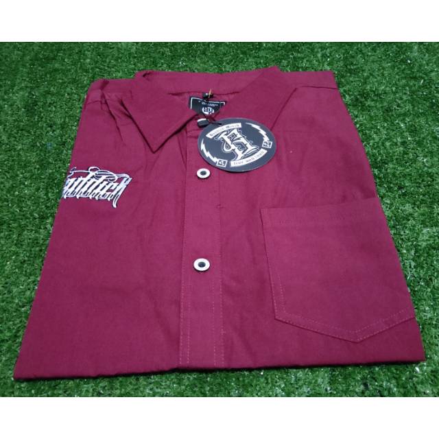 Kemeja Pendek Original Brand Baddick || Size XL