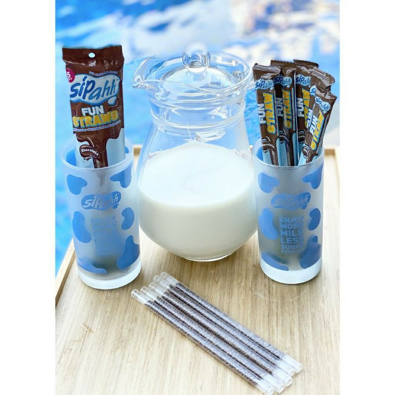 Sipahh Fun Straw pack 5's / sedotan susu unik pemberi rasa Sipah