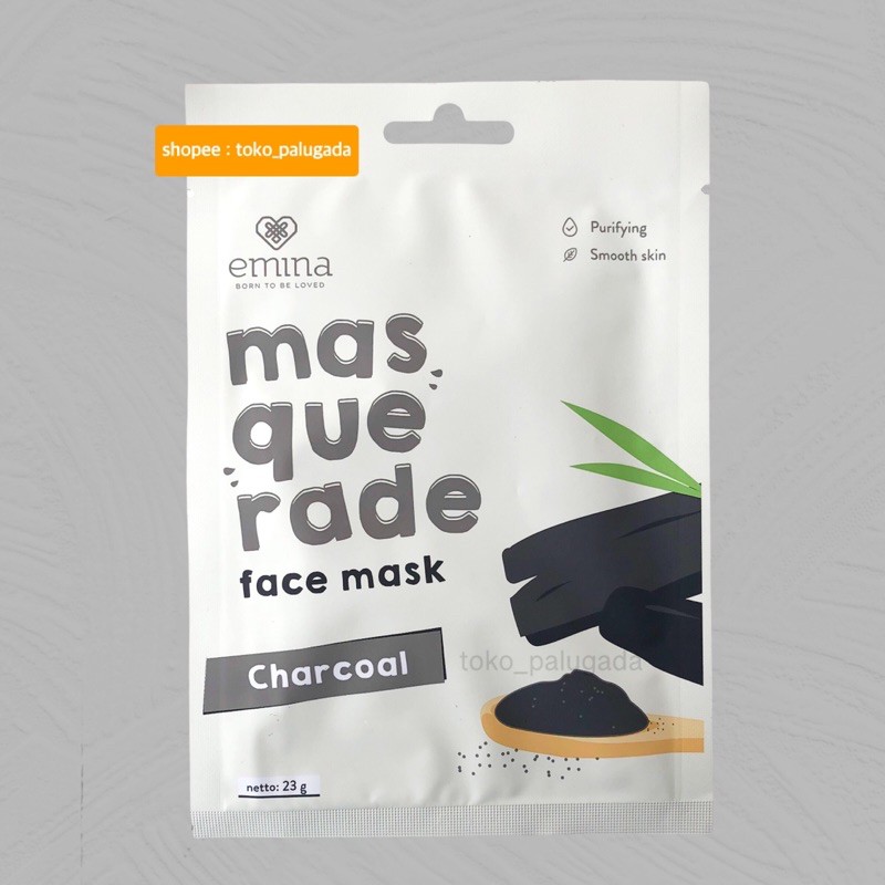 Emina Masquerade Sheet Mask - Masquerade Cactus Charcoal blueberry grapefruit