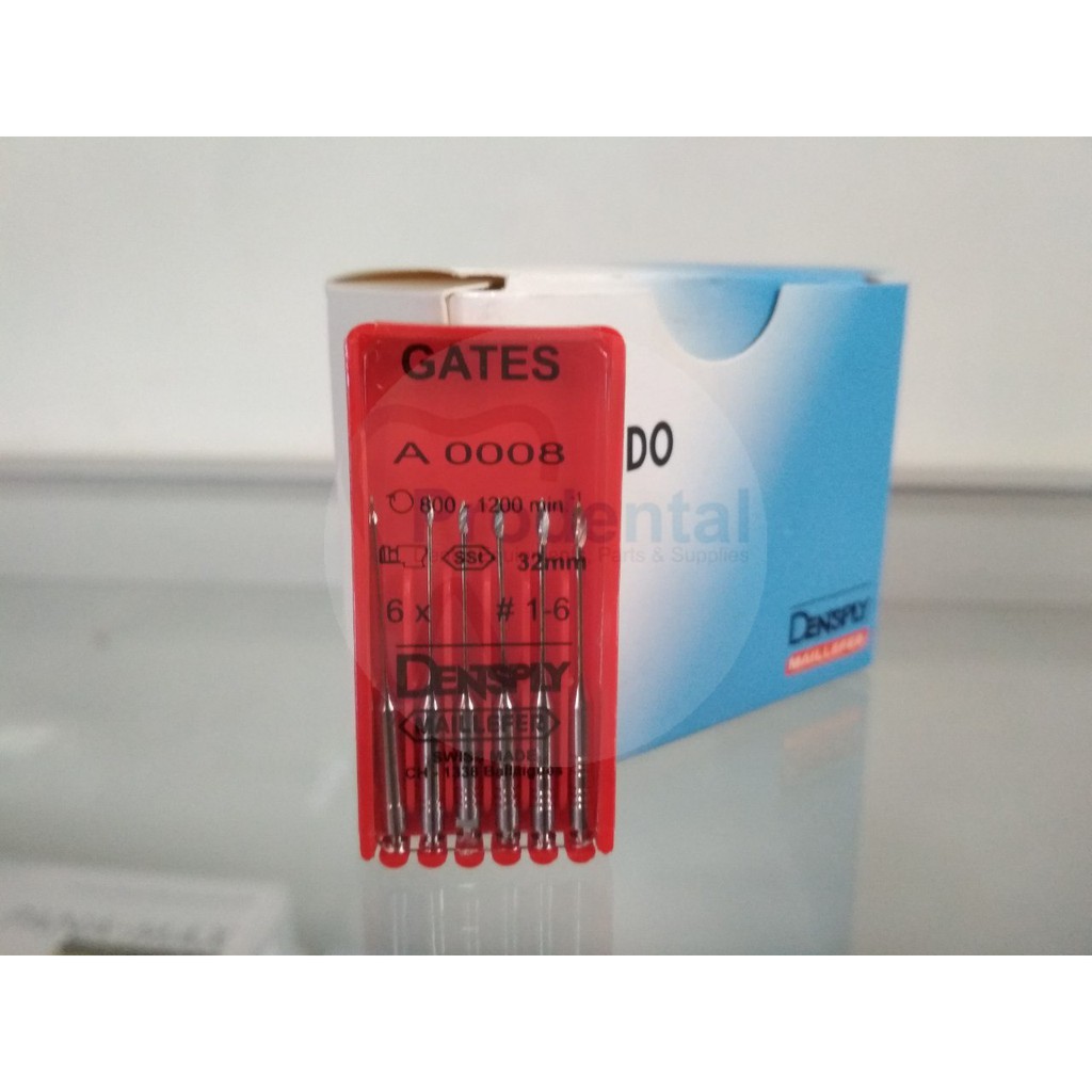 Dentsply Gates Gliden Drill / GGD 28 / 32mm #1-6 preparasi saluran akar gigi