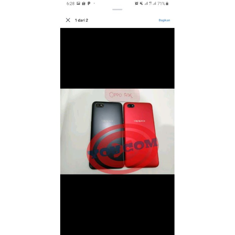 housing casing fullset oppo a1k backdoor plus frame lcd oppo a1k back casing cover baterai a1k