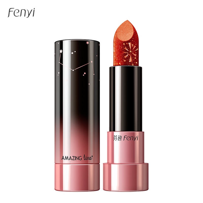 Fenyi Shimmer Glitter Lipstik Tahan Lama Tahan Air Bersinar Lip Gloss Make Up