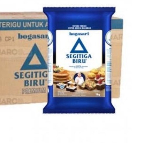 

terigu segitiga biru premium 1kg. POUCH segitiga