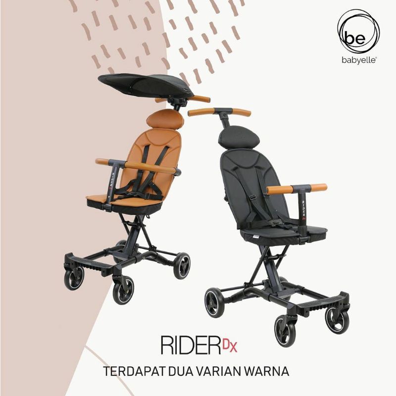 Stroller Babyelle Convertible Rider LT DX Kereta Dorong Bayi Baby Elle Cabin Size