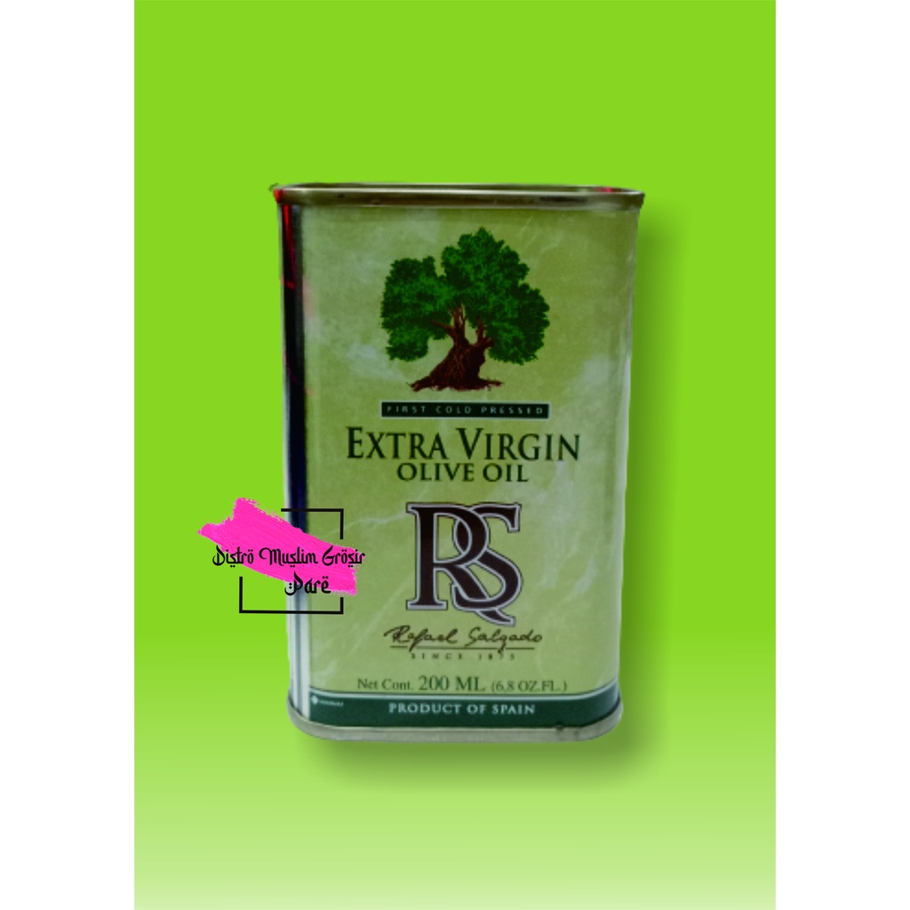 Minyak Zaitun RS Olive Oil Extra Virgin Kaleng 200ml