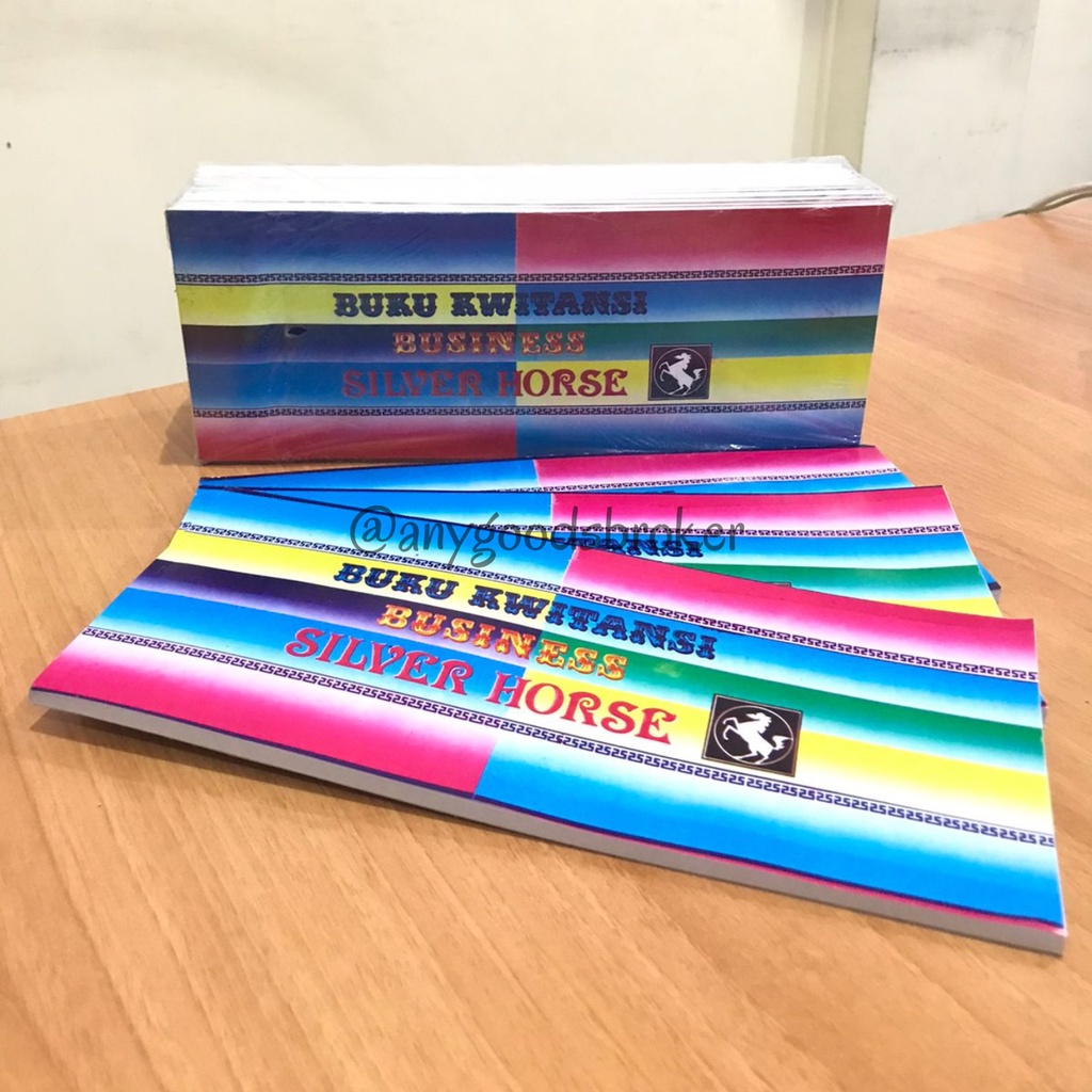 BUKU KWITANSI/ KUITANSI SILVER HORSE ISI +-90LEMBAR