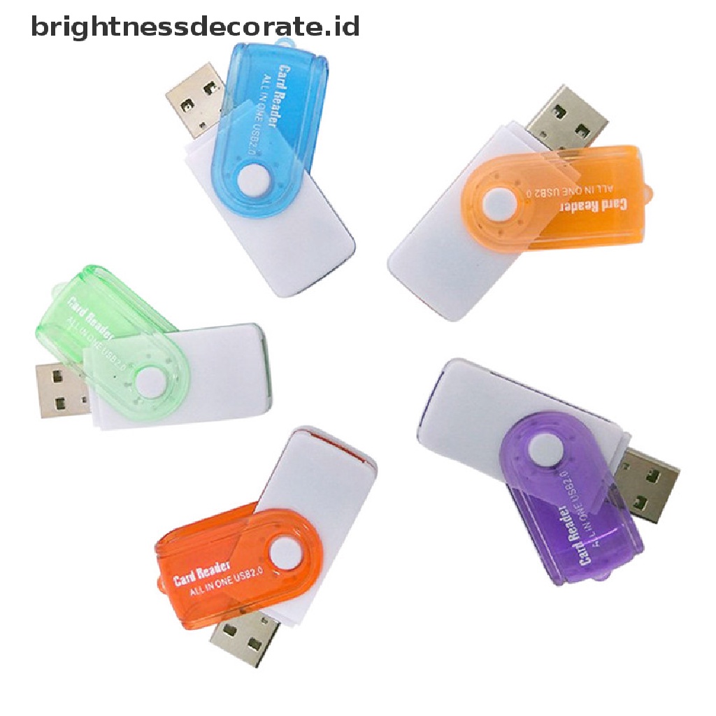 Card Reader Usb 4 In 1 Untuk Ms-Pro Tf Micro Sd High