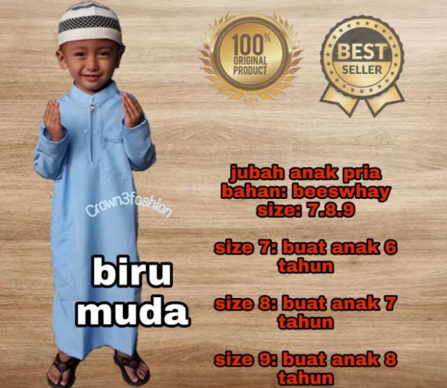 Jubah Anak Pria Terbaru / Gamis Anak Laki 10 11 12