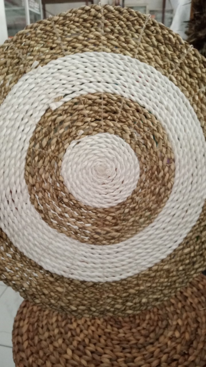 Placemate Anyam Seagrass Kode E / Walldecor Anyaman / Alas Piring