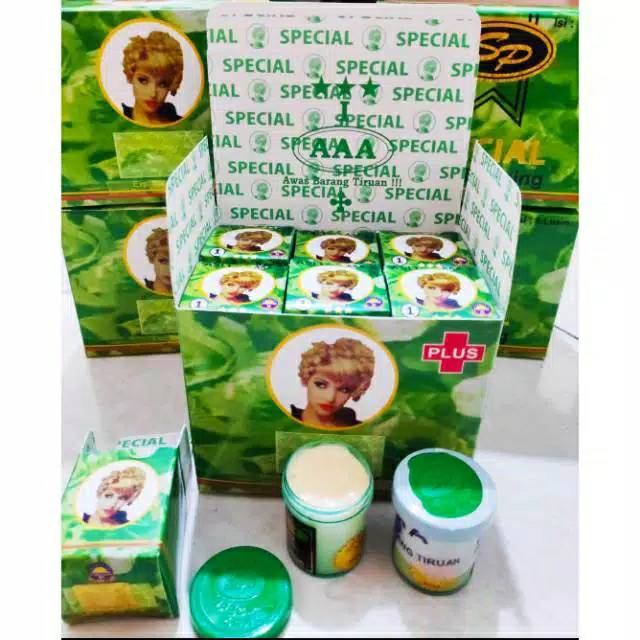 CREAM SP HIJAU PLUS / CREAM SP BOX SEGEL PERLUSIN