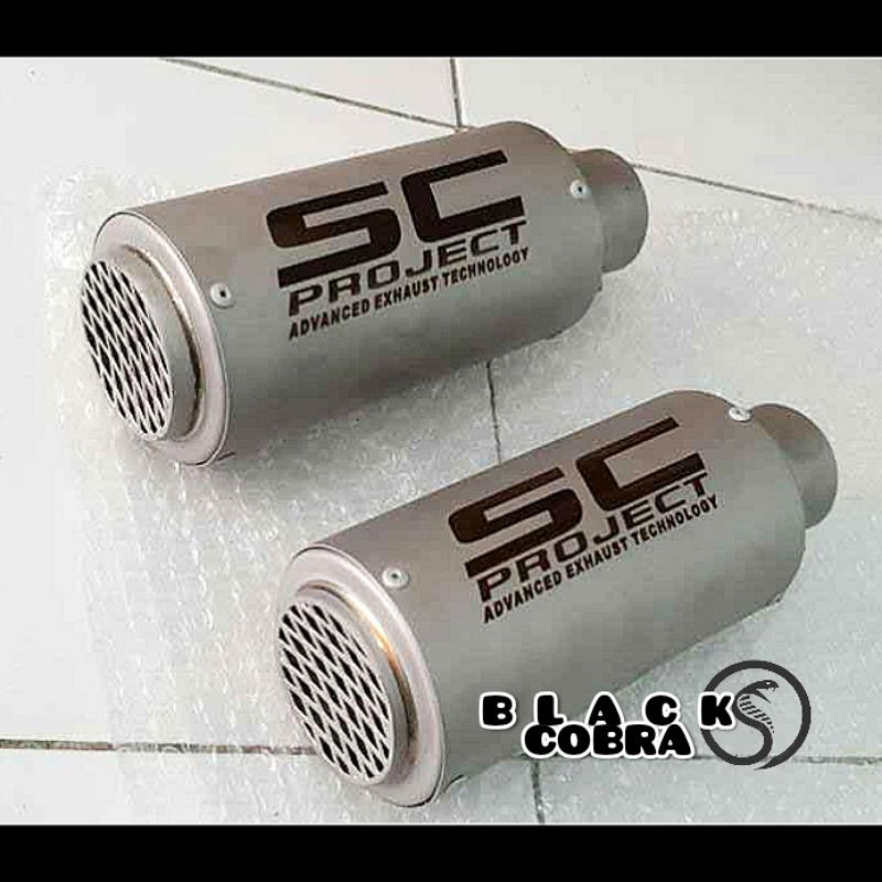 Knalpot SC PROJECT Tutup Jaring Silincer Only atau Tabung Saja