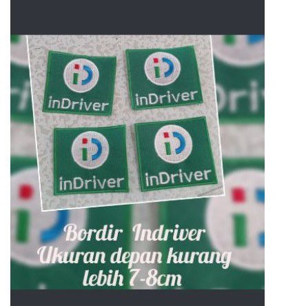 bordir indriver/bordir emblem