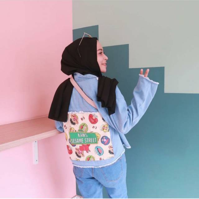 Sesame Street Bershka Jacket