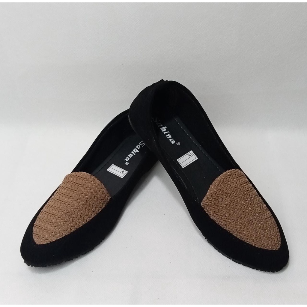 Sepatu wanita Casual Sepatu Wanita Murah Flatshoes Lidah Dixie Balet Sol Karet