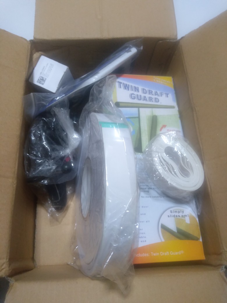 Twin Draft Guard Dust Heat Stopper / Penahan Udara - Penahan Udara Pintu
