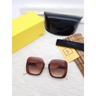 Kacamata Fendi Gaya Casual Wanita Korean Sunglasess Murah Original Tahan Panas Anti Radiasi