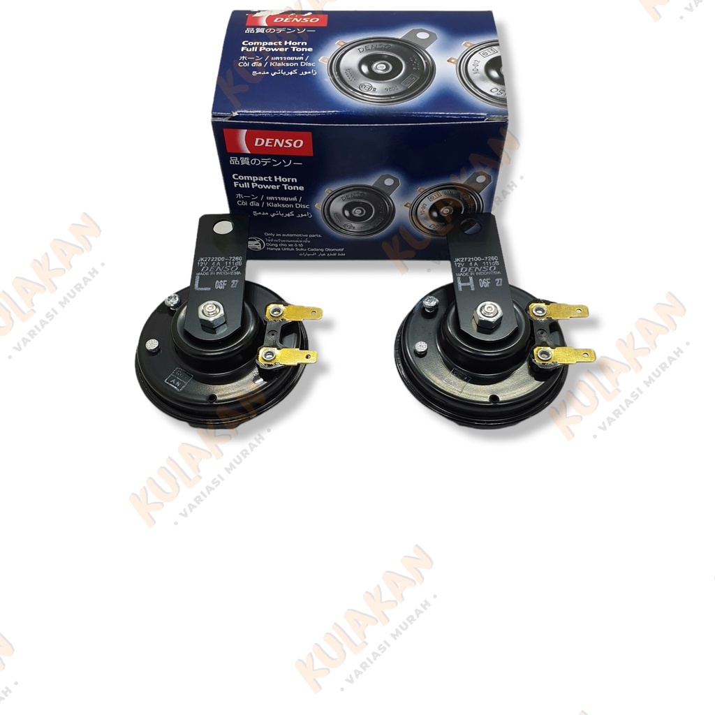 Denso Klakson Keong Kelakson Denso Waterproof Klakson Mobil Motor Tutup Anti Air 12V Original