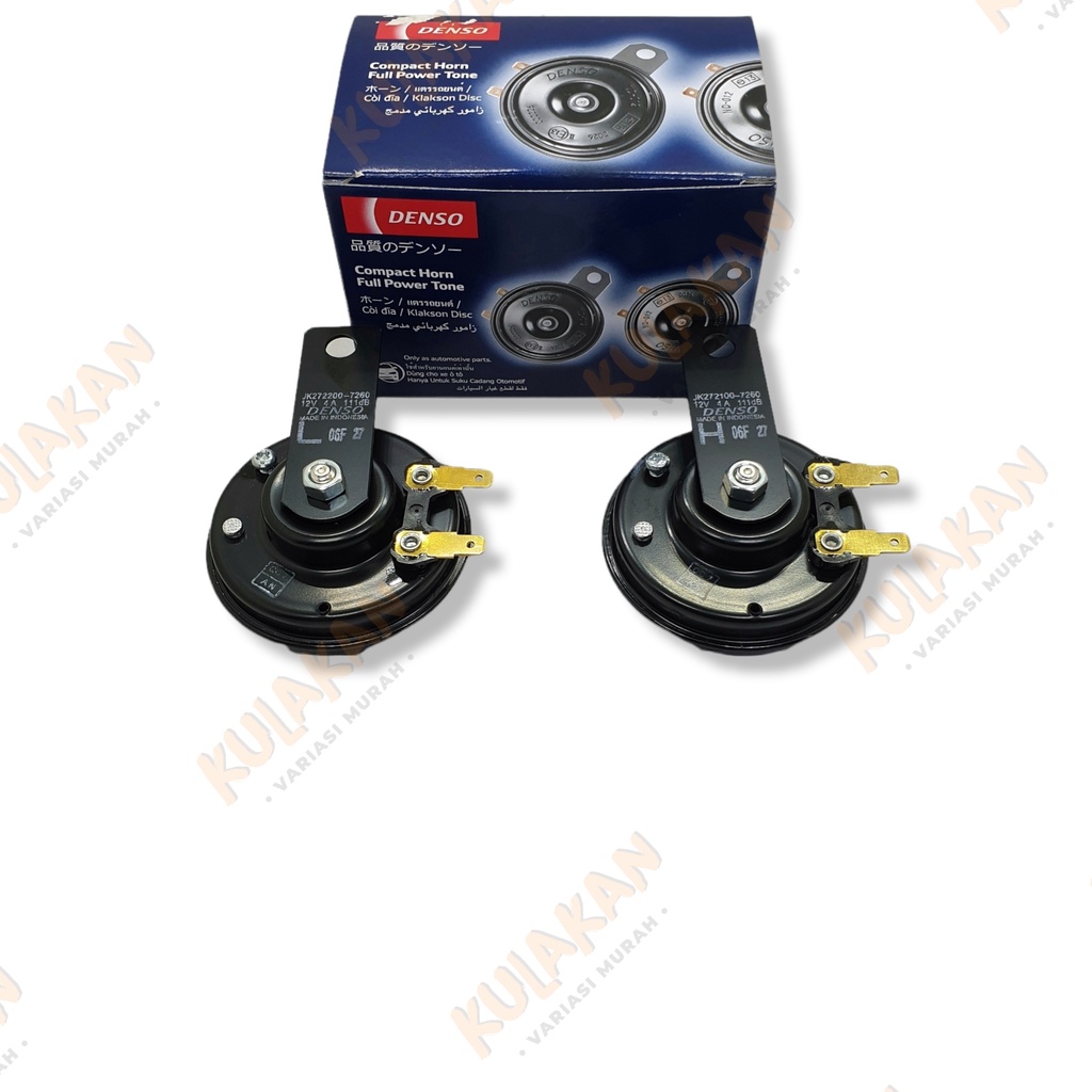 Denso Klakson Keong Kelakson Denso Waterproof Klakson Mobil Motor Tutup Anti Air 12V Original