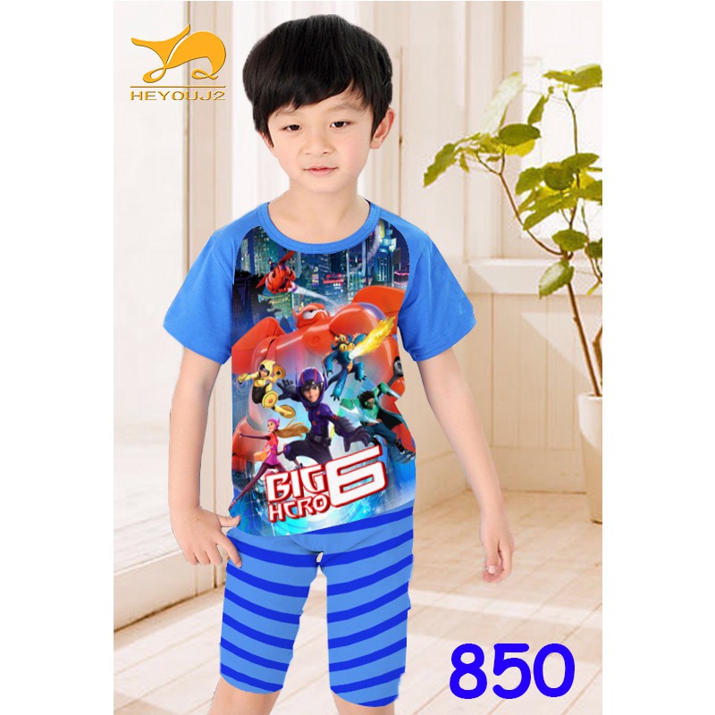 setelan pendek big hero - J2 short set 850