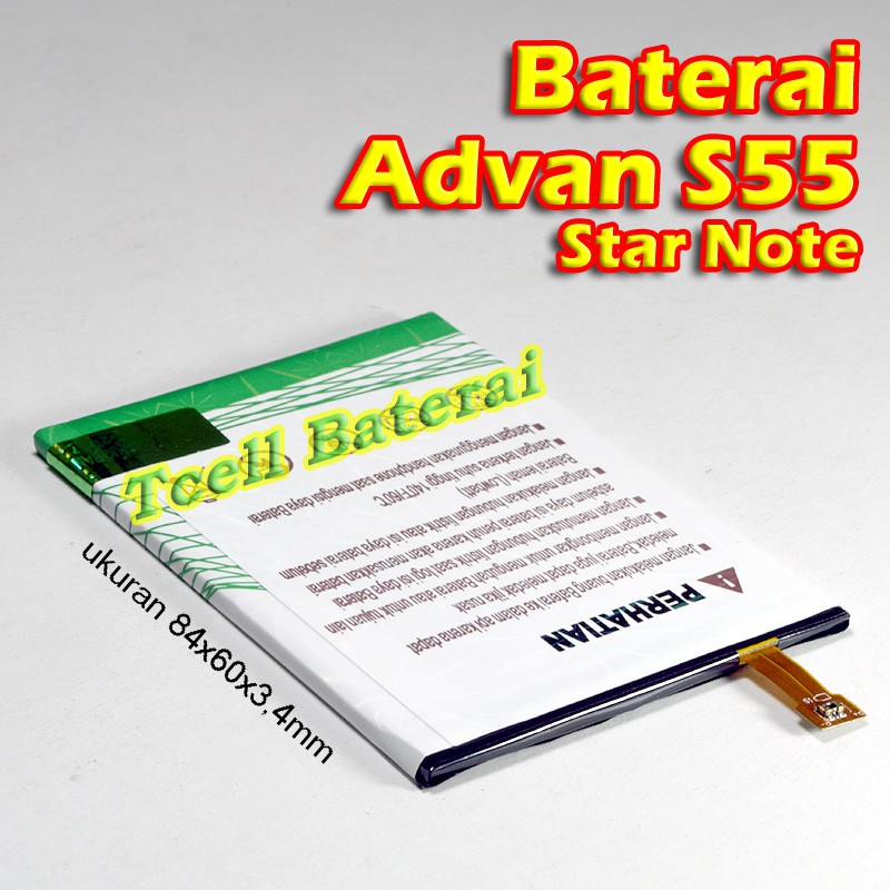 Baterai Advan S55 Star Note Rakkipanda Shopee Indonesia