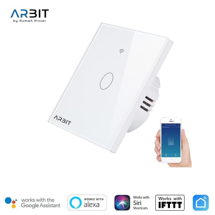 Arbit Wifi Smart Wall Switch 1 Gang