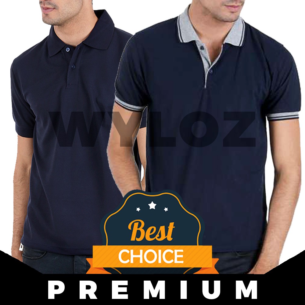 Kaos Polo Shirt Kerah Baju Pria Polos Grosir Murah