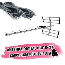 Antena TV Luar Welhome Genius 888 New FREE KABEL 13M PROMO