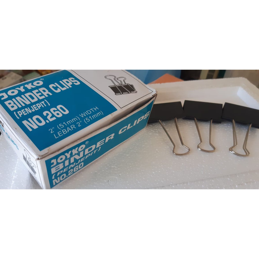 

(6 PCS) PENJEPIT KERTAS / BINDER CLIP NO 260 atk grosir murah