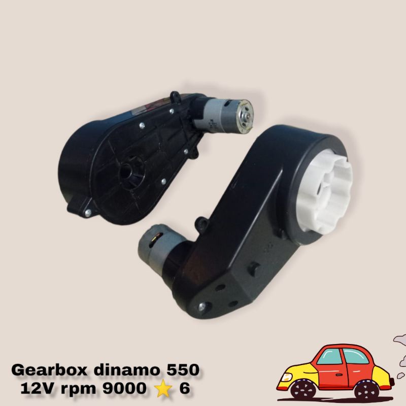 Gearbox 550 + Dinamo 12v rpm 12000