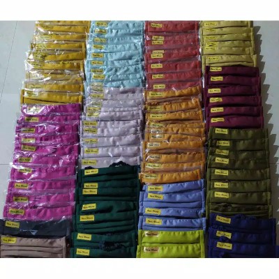 Masker Serut Dua Lapis Masker Hijab Masker Headloop Masker Vava Bloom