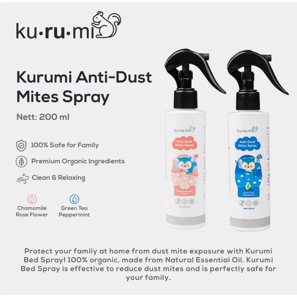 KURUMI ANTI DUST MITES SPREY 200ML