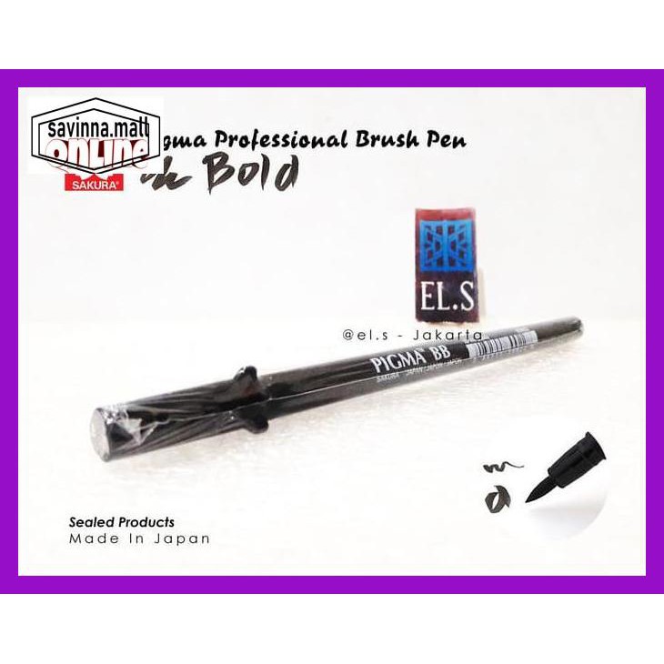 

U0Uo879- Sakura Pigma Professional Brush Pen Bold Y7Ry688-