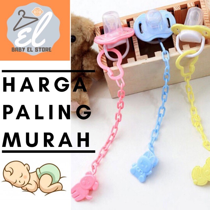 IMPORT Rantai Tali Empeng dot Mainan Bayi Nipple Holder Baby import