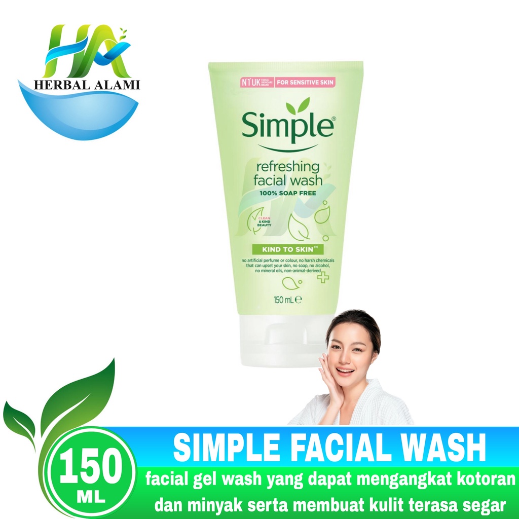 Jual Simple Kind To Skin Refreshing Facial Wash - Sabun Cuci Muka ...