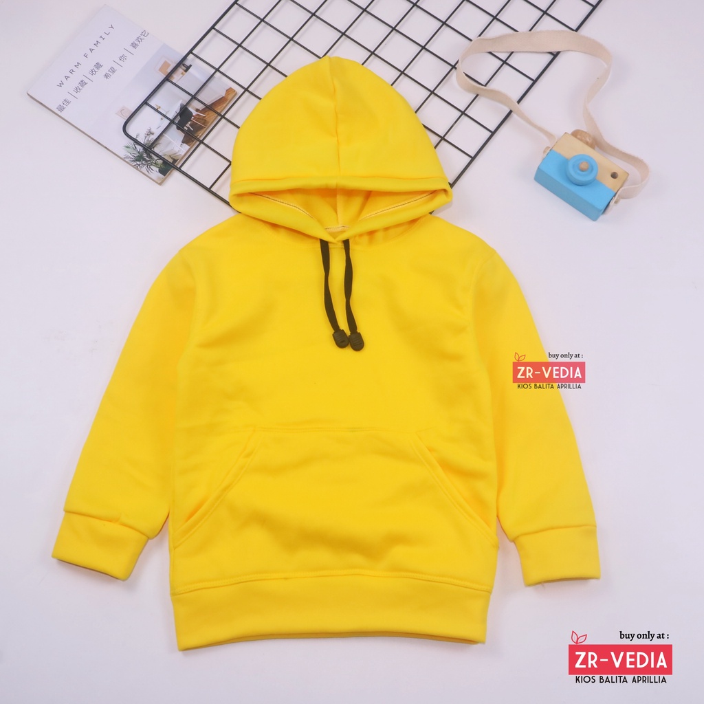 Hoodie Anak Polos uk 1-3 Tahun / Universal IMPORT Sweater Anak Laki Perempuan Baju Hangat Panjang