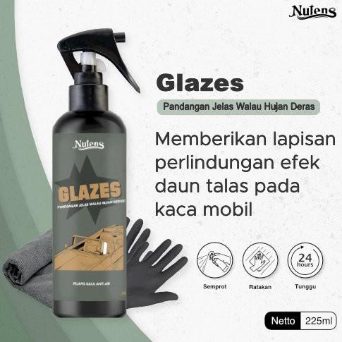Nutens Glazes - Pelapis Kaca Anti Air Efek Daun Talas Water Repellent