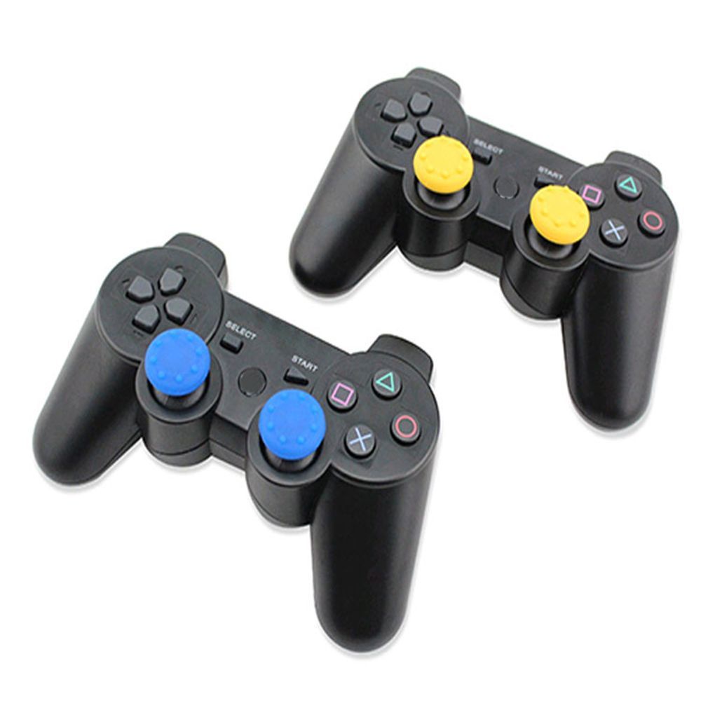 QUINTON Cute Silicone Colorful Key Protector Analog Controller Thumb Stick Grip Thumbstick Cap Cover for Sony PS3 PS4 XBOX 360 Xbox One Controller 10PCS Thumb Grips Anti Slip Thumbstick Case Cover High Quality Joystick Grip Cap/Multicolor