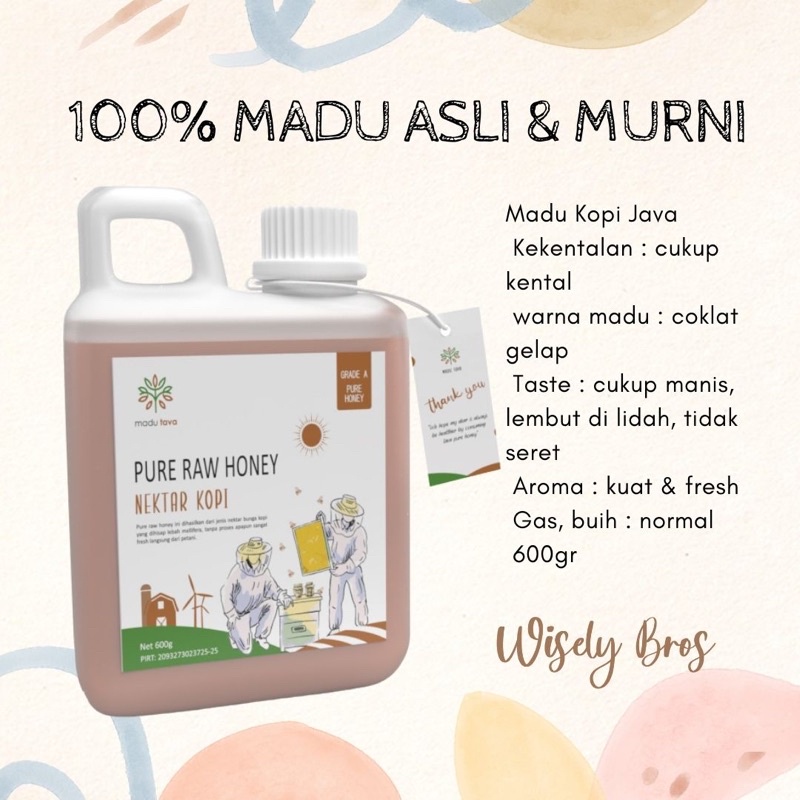 

madu TAVA 100% asli & murni (Kopi)