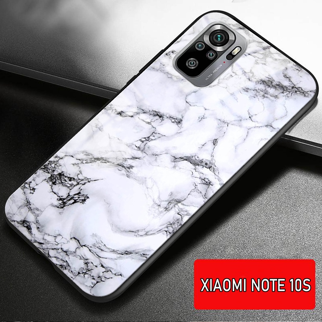 Softcase Glass Kaca XIAOMI REDMI NOTE 10 S - Casing HP XIAOMI REDMI NOTE 10 S [ S32].