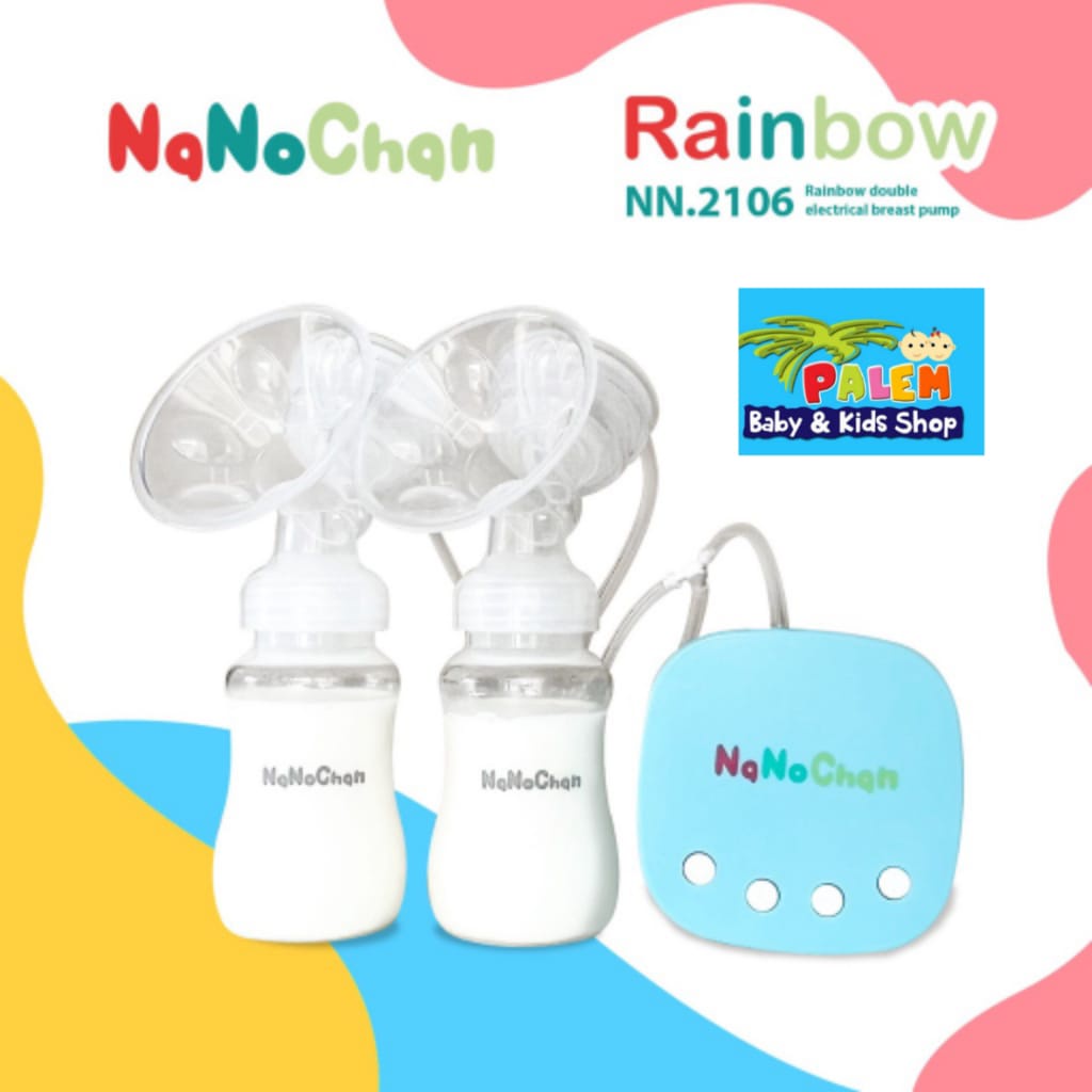 Little Giant Nano Chan Rainbow Double Electrical Breastpump/Pompa asi